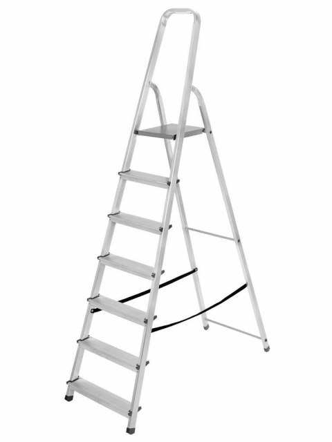 AWTOOLS DRABINA ALUMINIOWA 125kg 7 STOPNI WOLNOSTOJĄCA AWTOOLS DRABINA ALUMINIOWA 125kg 7 STOPNI WOLNOSTOJĄCA