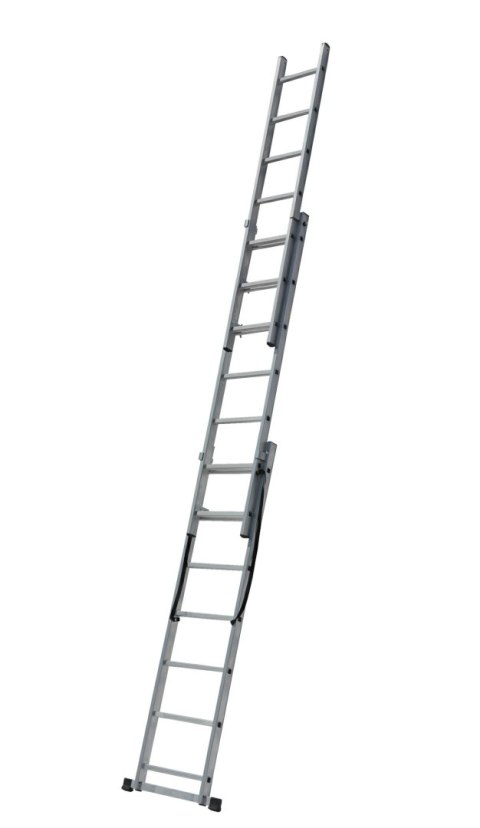AWTOOLS DRABINA ALUMINIOWA 3x11 STOPNI 150KG ADAPATACJA NA SCHODY AWTOOLS DRABINA ALUMINIOWA 3x11 STOPNI 150KG ADAPATACJA NA SCHODY