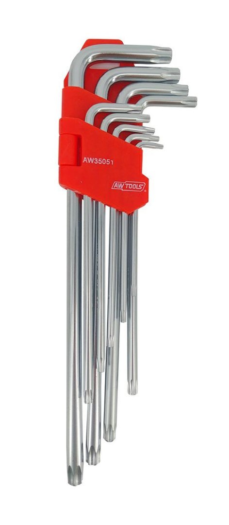 AWTOOLS KLUCZE TORX BLACK LINE BARDZO DŁUGIE 9szt AWTOOLS KLUCZE TORX BLACK LINE BARDZO DŁUGIE 9szt