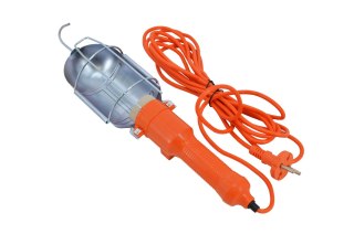 AWTOOLS LAMPA WARSZTATOWA POMARAŃCZOWA 220V 10m GUMA