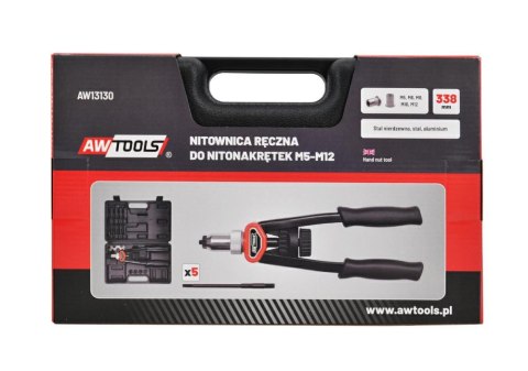 AWTOOLS NITOWNICA DO NITONAKRĘTEK M5-12 AWTOOLS NITOWNICA DO NITONAKRĘTEK M5-12