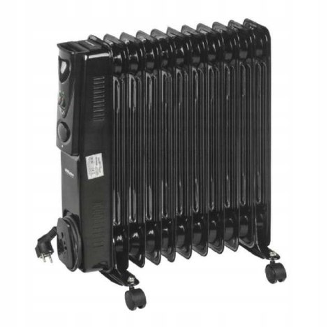 GRZEJNIK OLEJOWY 11-ŻEBEREK 2500W CZARNY GRZEJNIK OLEJOWY 11-ŻEBEREK 2500W CZARNY