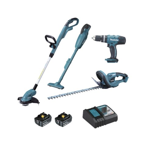 MAKITA ZESTAW COMBO 18V DLX4093 (DHP453+DUR181+DUH523+DCL180) 2x3,0Ah MAKITA ZESTAW COMBO 18V DLX4093 (DHP453+DUR181+DUH523+DCL180) 2x3,0Ah