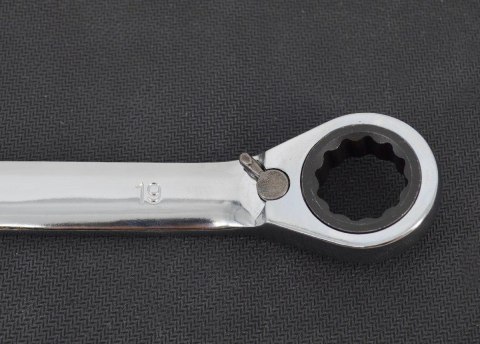 AWTOOLS KLUCZE PŁASKO-OCZKOWE Z GRZECHOTKĄ KOMPLET 8 szt. 8-22mmZ PRZEŁĄCZNIKIEM AWTOOLS KLUCZE PŁASKO-OCZKOWE Z GRZECHOTKĄ KOMPLET 8 szt. 8-22mmZ PRZEŁĄCZNIKIEM