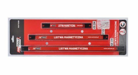AWTOOLS LISTWA MAGNETYCZNA 3szt. AWTOOLS LISTWA MAGNETYCZNA 3szt.