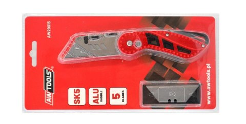 AWTOOLS NOŻYK TRAPEZOWY SKŁADANY AWTOOLS NOŻYK TRAPEZOWY SKŁADANY