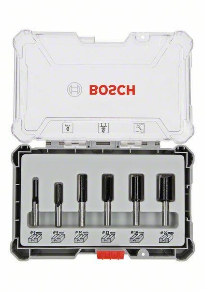 BOSCH ZESTAW FREZÓW PROSTYCH 6szt. UCHWYT 6mm BOSCH ZESTAW FREZÓW PROSTYCH 6szt. UCHWYT 6mm