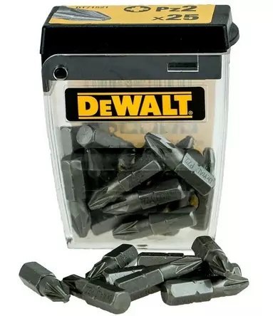DEWALT KOŃCÓWKA PZ2x25/25szt. DEWALT KOŃCÓWKA PZ2x25/25szt.