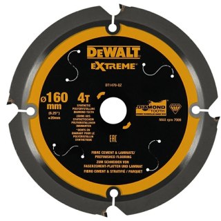 DEWALT PIŁA TARCZ.160x20mmx4z Fibre Cement