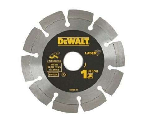 DEWALT TARCZA DIAMENTOWA 125x2,0x22,2mm SEGMENTOWA DEWALT TARCZA DIAMENTOWA 125x2,0x22,2mm SEGMENTOWA