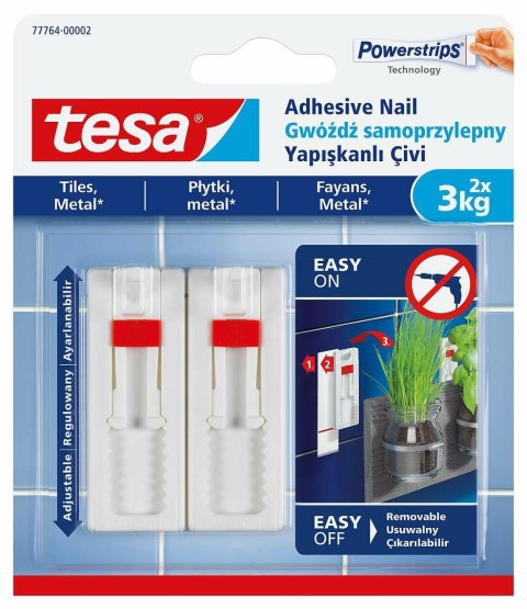 TESA GWÓŹDŹ SAMOPRZYLEPNY DO PŁYTEK 3KG /REGULOWANY TESA GWÓŹDŹ SAMOPRZYLEPNY DO PŁYTEK 3KG /REGULOWANY