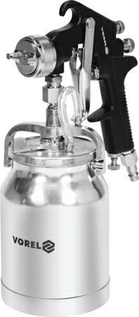 VOREL PISTOLET LAKIERNICZY HVLP 1000ml Z DOLNY ZBIORNIKIEM 80901 VOREL PISTOLET LAKIERNICZY HVLP 1000ml Z DOLNY ZBIORNIKIEM 80901