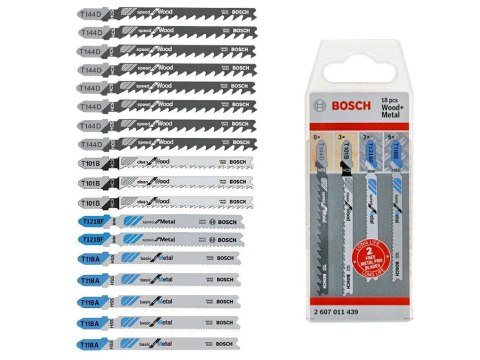 BOSCH BRZE.T ZEST.EUU WOOD/METAL 16+2szt BOSCH BRZE.T ZEST.EUU WOOD/METAL 16+2szt