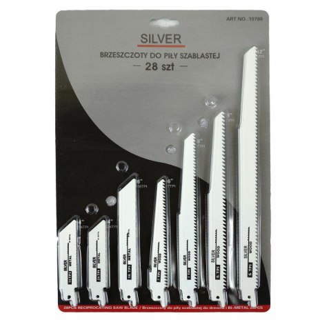 BRZESZCZOT DO PIŁY SZBLASTEJ 28szt /SILVER BRZESZCZOT DO PIŁY SZBLASTEJ 28szt /SILVER