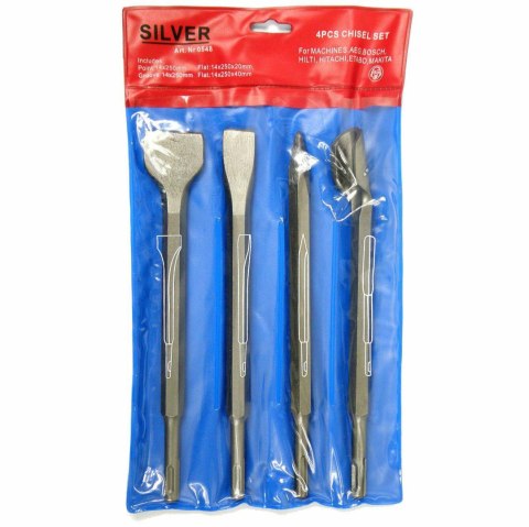 DŁUTO SDS KOMPLET 4szt. / SILVER DŁUTO SDS KOMPLET 4szt. / SILVER