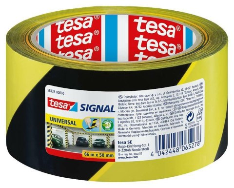 TESA TAŚMA SIGNAL ŻÓŁTO-CZARNA 66m 50mm TESA TAŚMA SIGNAL ŻÓŁTO-CZARNA 66m 50mm