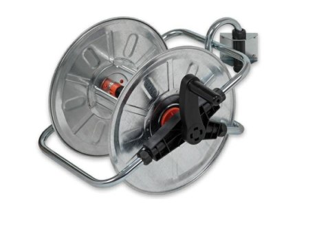 BRADAS BĘBEN NA WĄŻ ODRODOWY, ŚCIENNY RUCHOMY ZINCATO 50mb 1/2" AG130 BRADAS BĘBEN NA WĄŻ ODRODOWY, ŚCIENNY RUCHOMY ZINCATO 50mb 1/2" AG130
