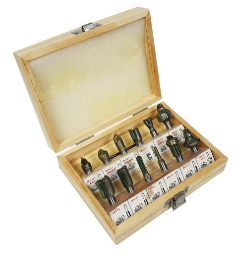 FREZY KSZTAŁTOWE ŁOŻYSKOWANE 12cz./SILVER FREZY KSZTAŁTOWE ŁOŻYSKOWANE 12cz./SILVER