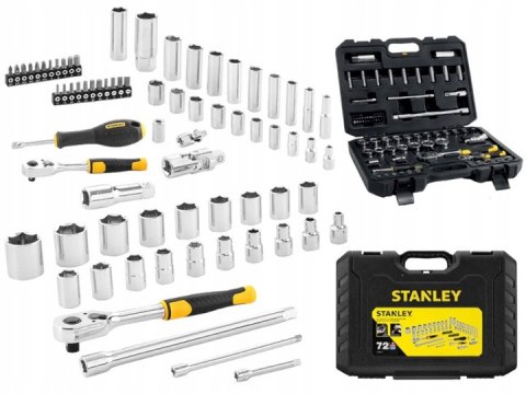 STANLEY ZESTAW KLUCZY 72el. 1/4"-1/2" STANLEY ZESTAW KLUCZY 72el. 1/4"-1/2"