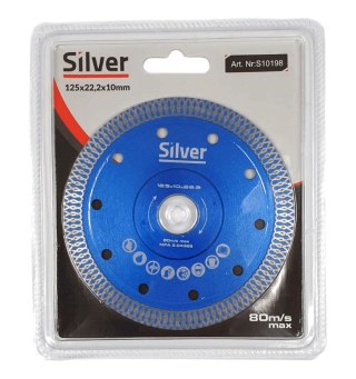 TARCZA DIAMENTOWA DO GRESU 125x22,2 / SILVER