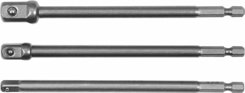 YATO ADAPTER HEX DO NASADEK KPL.3szt. (1/4", 3/8", 1/2") YATO ADAPTER HEX DO NASADEK KPL.3szt. (1/4", 3/8", 1/2")