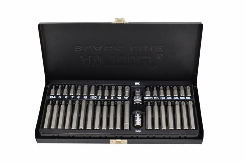 AWTOOLS KOŃCÓWKI HEX / TORX / SPLINE KOMPLET 40 CZĘŚCI BL AWTOOLS KOŃCÓWKI HEX / TORX / SPLINE KOMPLET 40 CZĘŚCI BL