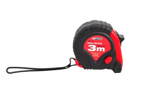 AWTOOLS MIARA ZWIJANA CZERWONO-CZARNA 7.5m x 25mm AWTOOLS MIARA ZWIJANA CZERWONO-CZARNA 7.5m x 25mm