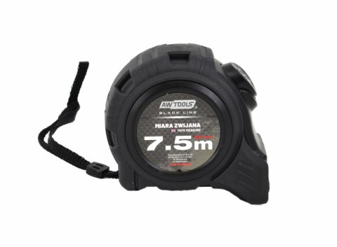 AWTOOLS MIARA ZWIJANA MAGNET. ABS 7,5m/ 25mm AWTOOLS MIARA ZWIJANA MAGNET. ABS 7,5m/ 25mm