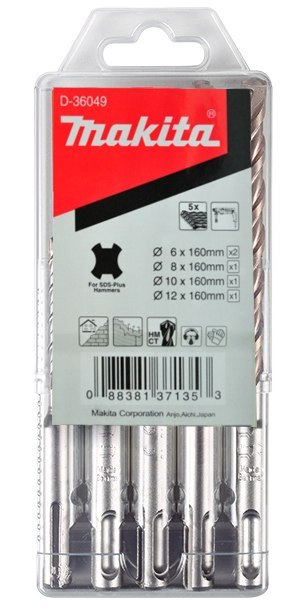 MAKITA ZESTAW WIERT.SDS+ 5szt. MAKITA ZESTAW WIERT.SDS+ 5szt.