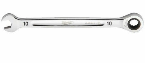 MILWAUKEE KLUCZ PŁASKO-OCZKOWY Z GRZECHOTKĄ 10mm MAXBITE MILWAUKEE KLUCZ PŁASKO-OCZKOWY Z GRZECHOTKĄ 10mm MAXBITE