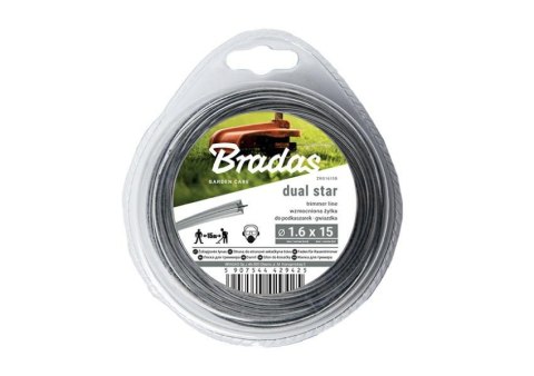 ŻYŁKA TNĄCA RIPPER DUAL 2.7*15m/GWIAZDKA /BL. ŻYŁKA TNĄCA RIPPER DUAL 2.7*15m/GWIAZDKA /BL.