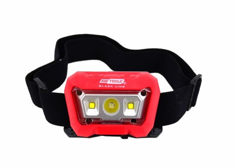 AWTOOLS BLACK LINE LATARKA CZOŁOWA RAGGIO CREE SMD LED Z CZUJNIKIEM RUCHU BLACK LINE AWTOOLS BLACK LINE LATARKA CZOŁOWA RAGGIO CREE SMD LED Z CZUJNIKIEM RUCHU BLACK LINE