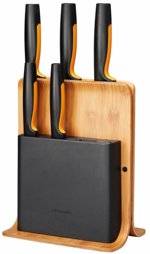 FISKARS ZESTAW 5 NOŻY W BLOKU BAMBUSOWYM FUNCTIONAL FORM FISKARS ZESTAW 5 NOŻY W BLOKU BAMBUSOWYM FUNCTIONAL FORM