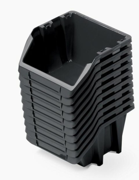 KISTENBERG KUWETY 20 BINEER SHORT 10szt. CZARNE 187x158x114mm KISTENBERG KUWETY 20 BINEER SHORT 10szt. CZARNE 187x158x114mm