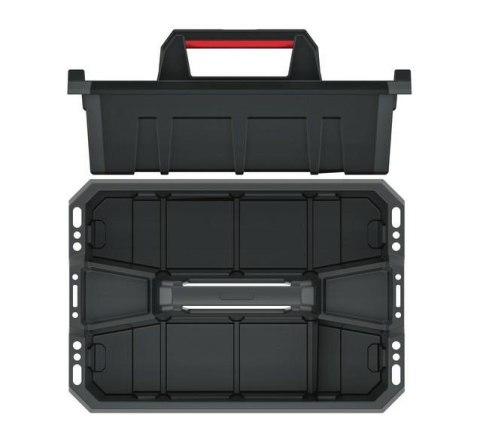 NOSIDŁO NARZĘDZIOWE MAŁE CARGO PLUS + PRZEGRODY CZARNE 395x295x190mm NOSIDŁO NARZĘDZIOWE MAŁE CARGO PLUS + PRZEGRODY CZARNE 395x295x190mm