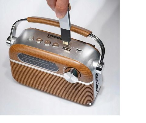 TIROSS RADIO PRZENOŚNE AKUMULATOROWE USB /Bluetooth TIROSS RADIO PRZENOŚNE AKUMULATOROWE USB /Bluetooth