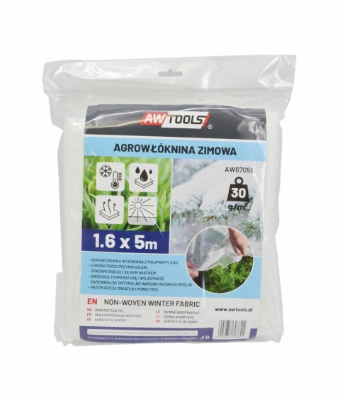 AWTOOLS AGROWŁÓKNINA ZIMOWA 30g 1,1x10m BIAŁA AWTOOLS AGROWŁÓKNINA ZIMOWA 30g 1,1x10m BIAŁA