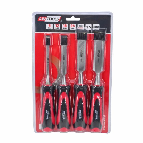 AWTOOLS ZESTAW DŁUT Z PLASTIKOWYMI UCHWYTAMI 4 SZTUKI 6/12/18/24 MM AWTOOLS ZESTAW DŁUT Z PLASTIKOWYMI UCHWYTAMI 4 SZTUKI 6/12/18/24 MM