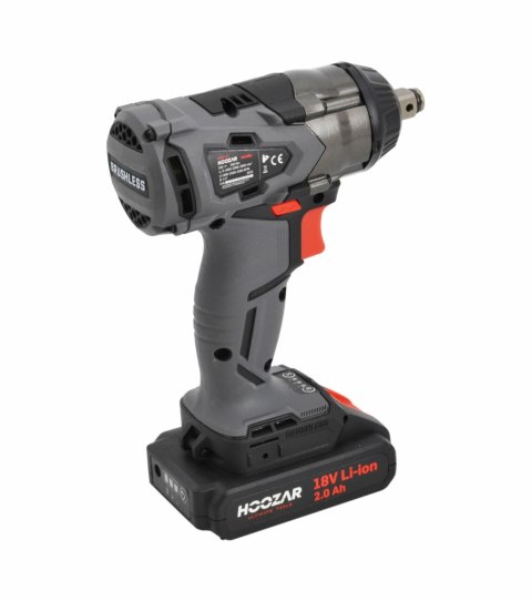 HOOZAR KLUCZ UDAROWY BEZSZCZOTKOWY 1/2" 18V 1x2.0Ah 350 Nm IW10BL HOOZAR KLUCZ UDAROWY BEZSZCZOTKOWY 1/2" 18V 1x2.0Ah 350 Nm IW10BL