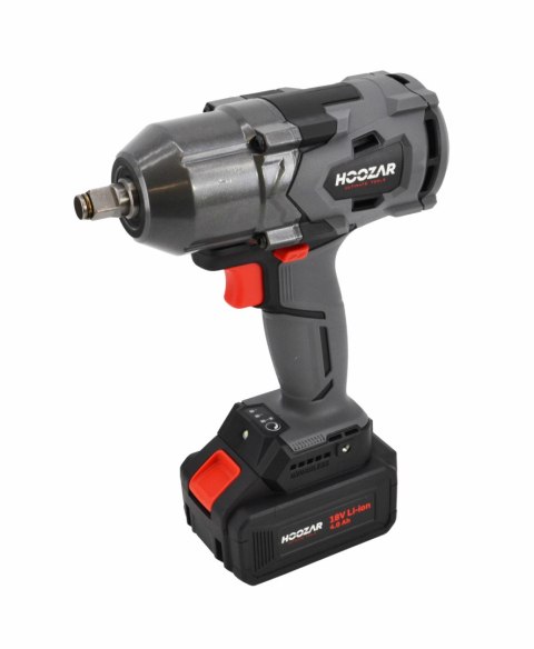 HOOZAR KLUCZ UDAROWY BEZSZCZOTKOWY 1/2" 18V 1x4.0Ah 600 Nm IW20BL HOOZAR KLUCZ UDAROWY BEZSZCZOTKOWY 1/2" 18V 1x4.0Ah 600 Nm IW20BL