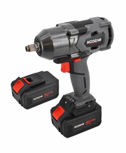 HOOZAR KLUCZ UDAROWY BEZSZCZOTKOWY 1/2" 18V 2x4.0Ah 1000 Nm IW30BLM2 HOOZAR KLUCZ UDAROWY BEZSZCZOTKOWY 1/2" 18V 2x4.0Ah 1000 Nm IW30BLM2
