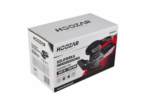 HOOZAR SZLIFIERKA MIMOŚRODOWA 150mm 450W Z RĄCZKĄ HOOZAR SZLIFIERKA MIMOŚRODOWA 150mm 450W Z RĄCZKĄ