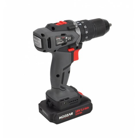 HOOZAR WKRĘTARKA UDAROWA BEZSZCZOTKOWA 18V 1x2.0Ah 45 Nm CD20BLT HOOZAR WKRĘTARKA UDAROWA BEZSZCZOTKOWA 18V 1x2.0Ah 45 Nm CD20BLT