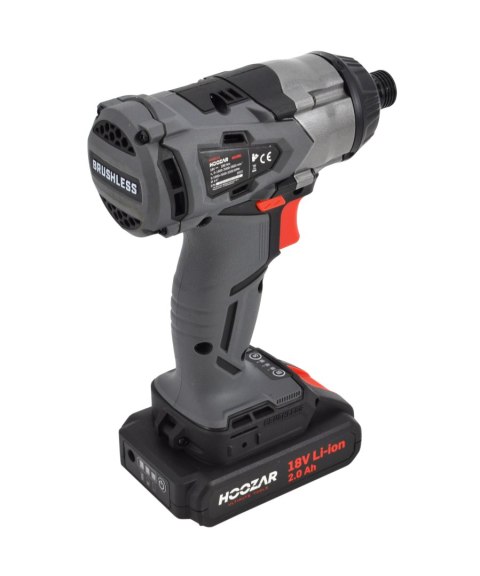 HOOZAR ZAKRĘTARKA BEZSZCZOTKOWA 18V 2x2.0Ah 280 Nm ID10BL HOOZAR ZAKRĘTARKA BEZSZCZOTKOWA 18V 2x2.0Ah 280 Nm ID10BL