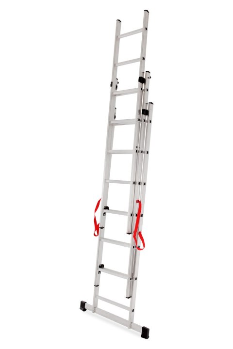 AWTOOLS DRABINA ALUMINIOWA BASIC 3x6 STOPNI 150KG AWTOOLS DRABINA ALUMINIOWA BASIC 3x6 STOPNI 150KG
