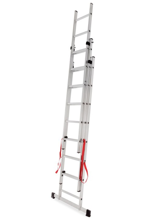 AWTOOLS DRABINA ALUMINIOWA BASIC 3x8 STOPNI 150KG AWTOOLS DRABINA ALUMINIOWA BASIC 3x8 STOPNI 150KG