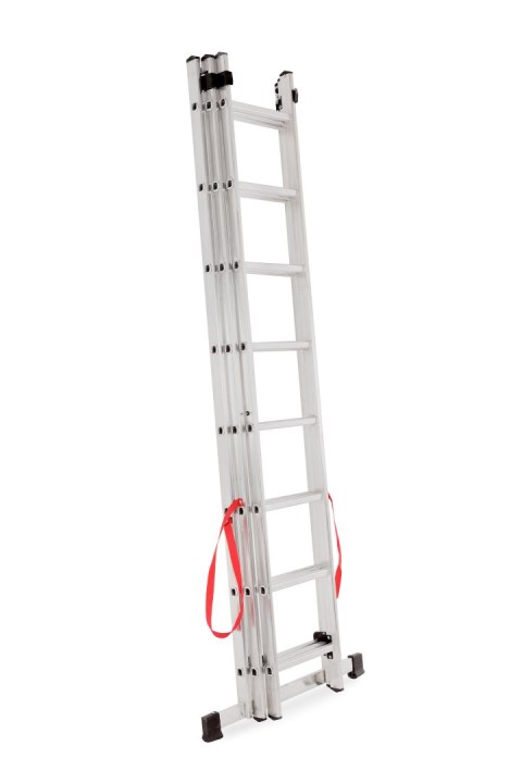 AWTOOLS DRABINA ALUMINIOWA BASIC 3x8 STOPNI 150KG AWTOOLS DRABINA ALUMINIOWA BASIC 3x8 STOPNI 150KG