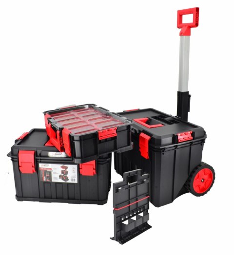 AWTOOLS SKRZYNKA NARZĘDZIOWA MODUŁOWA MODULAR BOX ZESTAW 4W1 530x355x825mm AWTOOLS SKRZYNKA NARZĘDZIOWA MODUŁOWA MODULAR BOX ZESTAW 4W1 530x355x825mm