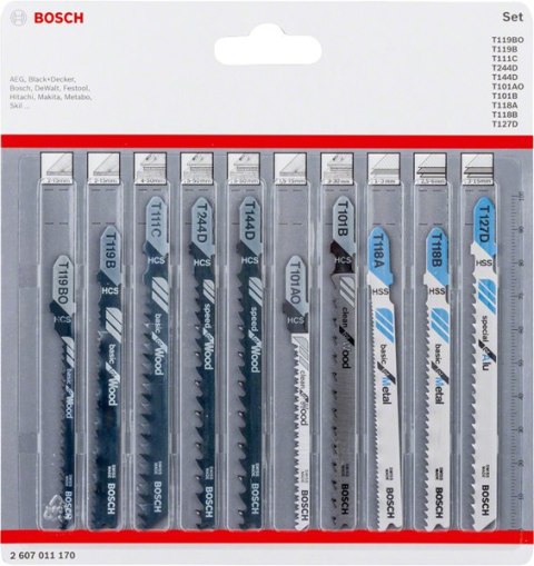 BOSCH BRZE.T ZEST.WOOD/METAL 10szt BOSCH BRZE.T ZEST.WOOD/METAL 10szt