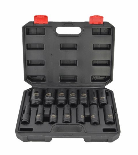 AWTOOLS ZESTAW NASADEK UDAROWYCH 1/2" 14cz. BLACK LINE AWTOOLS ZESTAW NASADEK UDAROWYCH 1/2" 14cz. BLACK LINE